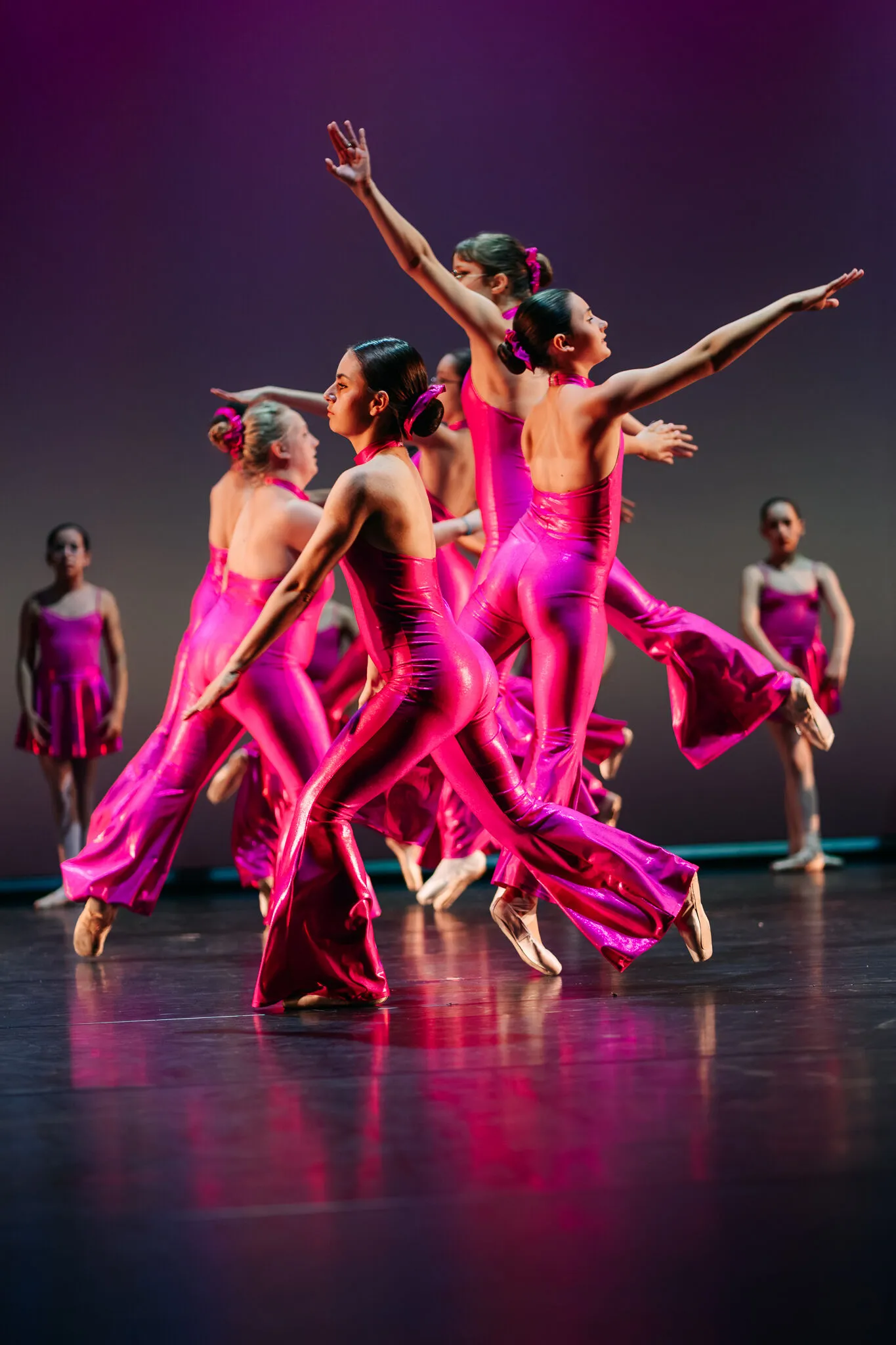 Élèves de l’école de danse Dantza à Lux